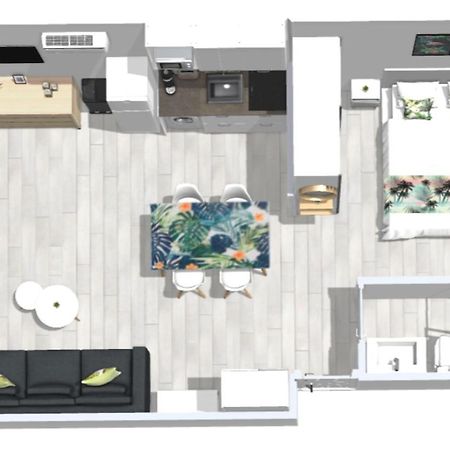Roses Apartments Tropical Loft Vista Mar Lateral Exteriér fotografie